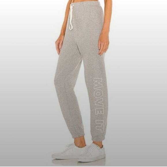 MOTHER Move It | NEW Gray Sweatpants The Bender Ankle 100% Cotton Athleisure XS - Picture 1 of 9